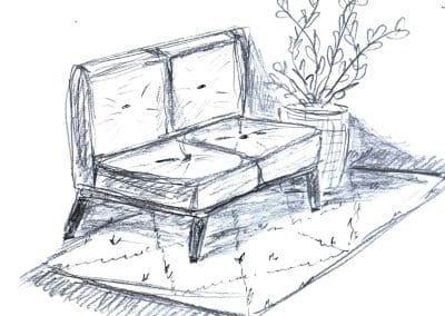 Croquis- canapé
