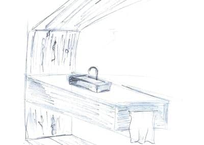 Croquis -vasque